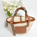 LOEWE 草編菜籃子 Inlay Basket 手袋