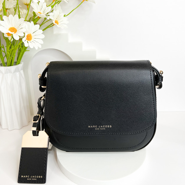 MARC JACOBS MJ 經典馬鞍包 素黑