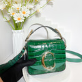 CHLOE 鱷魚紋壓花小牛皮 mini C BAG 迷你手袋_3