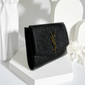 Saint Laurent Paris YSL 零錢袋短夾 黑金_8