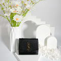 Saint Laurent Paris YSL 零錢袋短夾 黑金