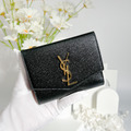 Saint Laurent Paris YSL 零錢袋短夾 黑金_6