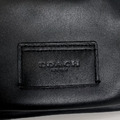 COACH 新款雙拉鍊雙層腰包 胸包 消光黑_4