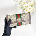 GUCCI Ophidia 經典老花翻蓋長夾_2