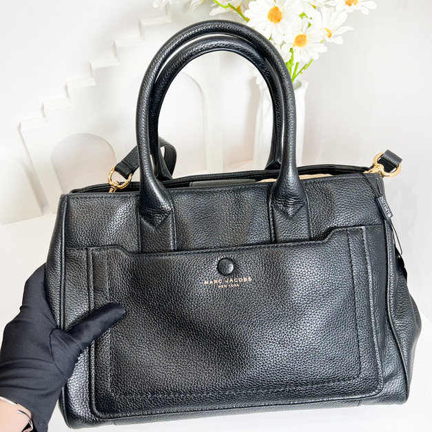 MARC JACOBS MJ 荔枝皮革 托特包