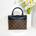 LOUIS VUITTON LV LOCKY BB 鎖頭小手提包 黑_5