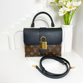 LOUIS VUITTON LV LOCKY BB 鎖頭小手提包 黑_3