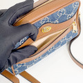 GUCCI 牛仔帆布老花小郵差包_2