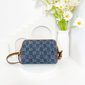 GUCCI 牛仔帆布老花小郵差包_9
