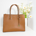 MICHAEL KORS MK 鎖頭托特包 大款 焦糖