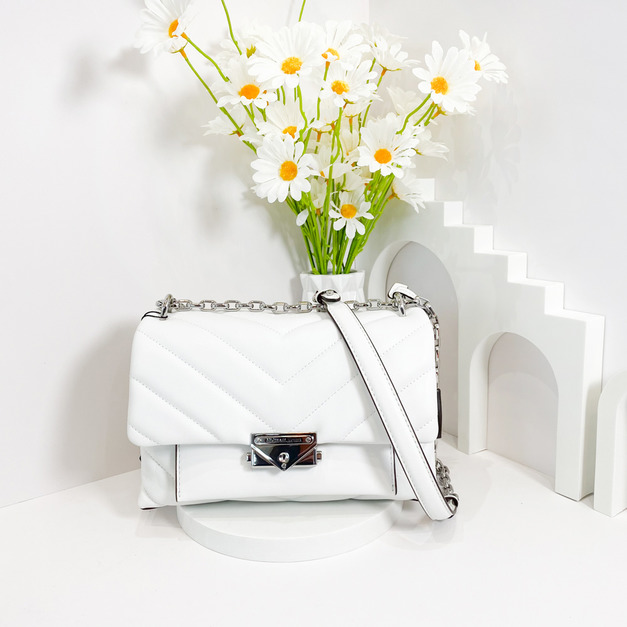 MICHAEL KORS MK 專櫃款CECE包 白