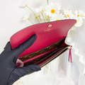 LOUIS VUITTON LV EMILIE 長夾 紫紅豆_2