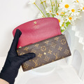 LOUIS VUITTON LV EMILIE 長夾 紫紅豆_1
