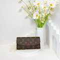 LOUIS VUITTON LV EMILIE 長夾 紫紅豆