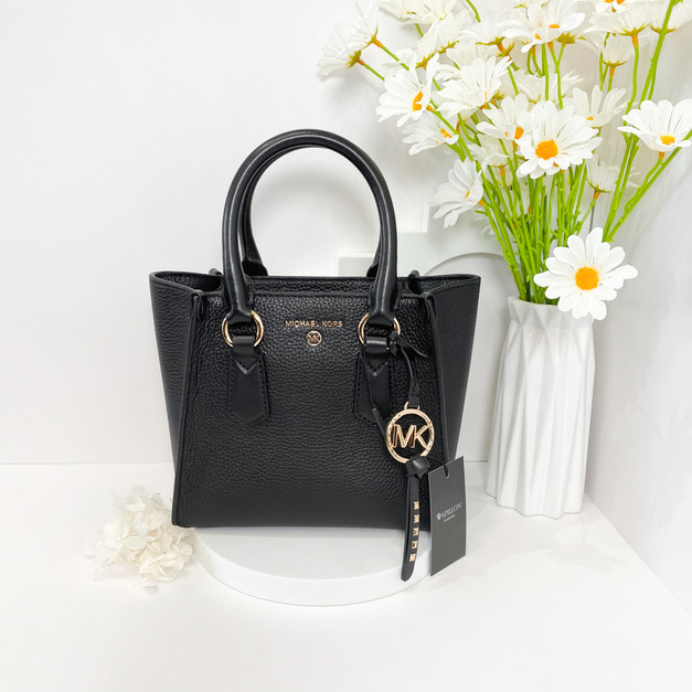 MICHAEL KORS MK  KRIS系列 翅膀托特蝙蝠包 小款 黑