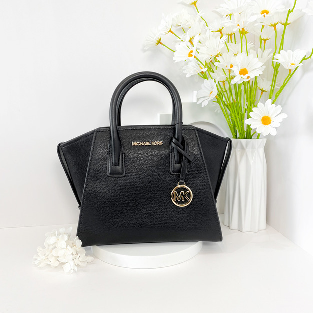 MICHAEL KORS MK AVRIL系列 翅膀托特蝙蝠包 中款 黑