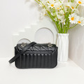 GUCCI GG Marmont 馬夢單肩包 22cm 黑銀_10
