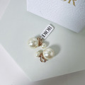 DIOR 珍珠夾式耳環_6