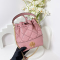 TORY BURCH TB 菱格水桶 粉_3