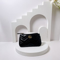 GUCCI 馬夢鑰匙零錢包 黑