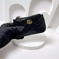 GUCCI 馬夢鑰匙零錢包 黑_3