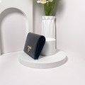 PRADA 對開短夾 黑金_1