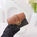 MICHAEL KORS MK 新款三折短夾 咖老花_4