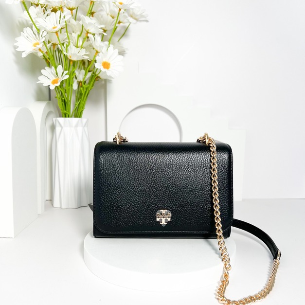 TORY BURCH TB 荔枝翻蓋鏈條包