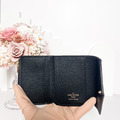 LOUIS VUITTON LV ZOE 老花拼接三折短夾_1