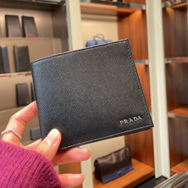 PRADA 男性短夾