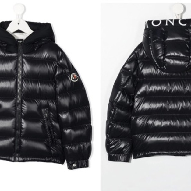 Moncler Enfant 帶襯裡連帽夾克 12碼