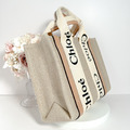 CHLOE WOODY TOTE BAG 伍迪托特包 小號 奶茶色_2