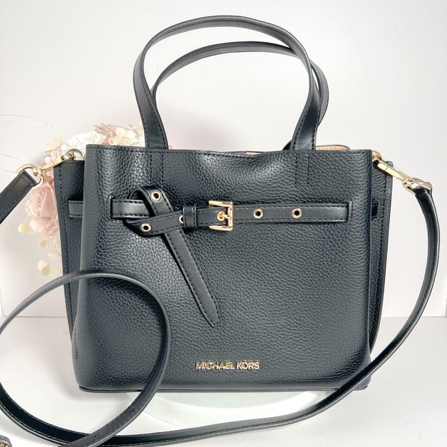 MICHAEL KORS  MK 紐結手提包 黑