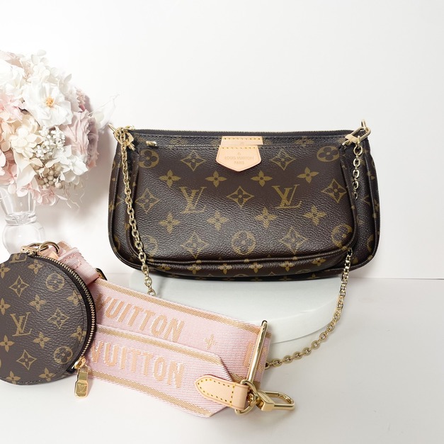 LOUIS VUITTON LV 老花麻將包三件套