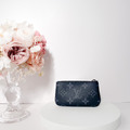 LOUIS VUITTON LV黑灰老花鑰匙零錢包_3