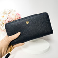 TORY BURCH TB 防刮拉鍊長夾 黑_3