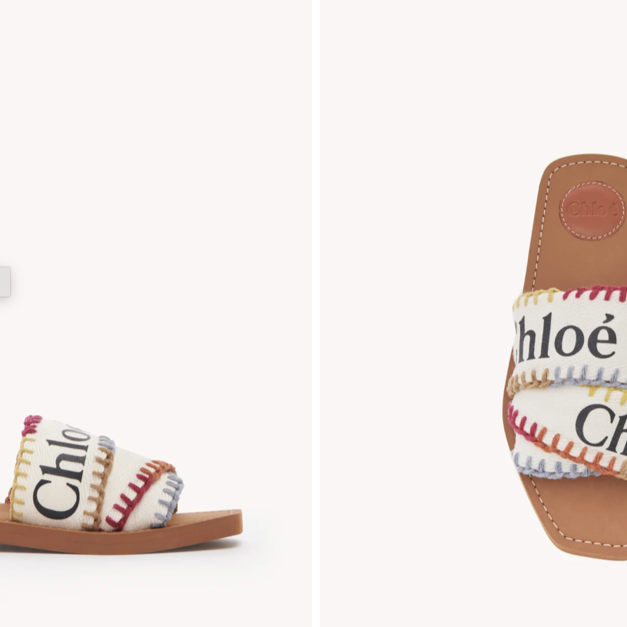 CHOLE 彩虹編織拖鞋