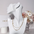 DIOR 新款 PETIT CD 金色雙層項鍊_5