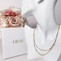 DIOR 新款 PETIT CD 金色雙層項鍊_7