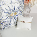 DIOR PETIT CD 小珍珠手鏈 金_1