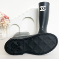 CHANEL 雨鞋 黑_1