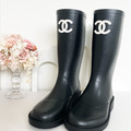 CHANEL 雨鞋 黑_6
