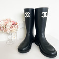 CHANEL 雨鞋 黑