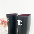 CHANEL 雨鞋 黑_2