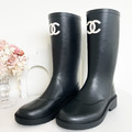 CHANEL 雨鞋 黑_3