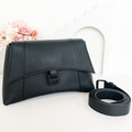 BALENCIAGA DOWNTOWN 女士黑色小號斜挎包