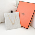 HERMES HPOP MINI 項鍊 奶茶金