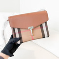 BURBERRY 經典格紋拼接斜背包_2