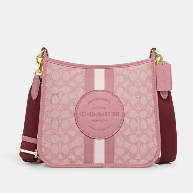 COACH 新款寬背帶馬鞍包