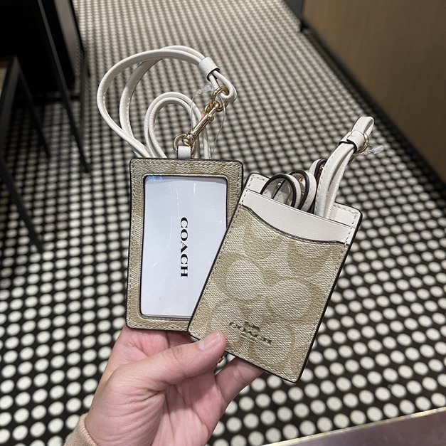 COACH 識別證ID夾